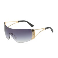 G111 UV Protection Polarized Sunglasses Rimless Glasses Eye Protection for Women