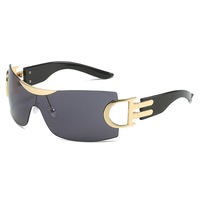 G115 UV Protection Polarized Sunglasses Shading Rimless Glasses for Women