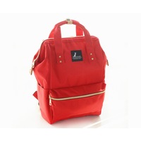 Large capacity portable shoulder bag portable mother and baby bag - RED