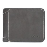 Men Multi-Card Short Wallet Matte Leather Retro