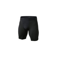 Men'S Compression Shorts Baselayer Cool Dry Sports Tights - Black