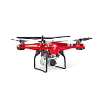 Wifi Four-Axis Aircraft with 300,000 HD Video - RED