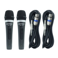 Precision Audio Twin Wired Microphones WG-198-TWIN