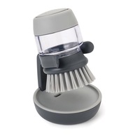 Joseph Joseph Palm Scrub Soap Dispensing Brush - Grey