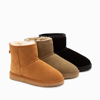 Ugg Boots Genuine Australian Sheepskin Unisex Mini Classic Suede Ozwear Ugg