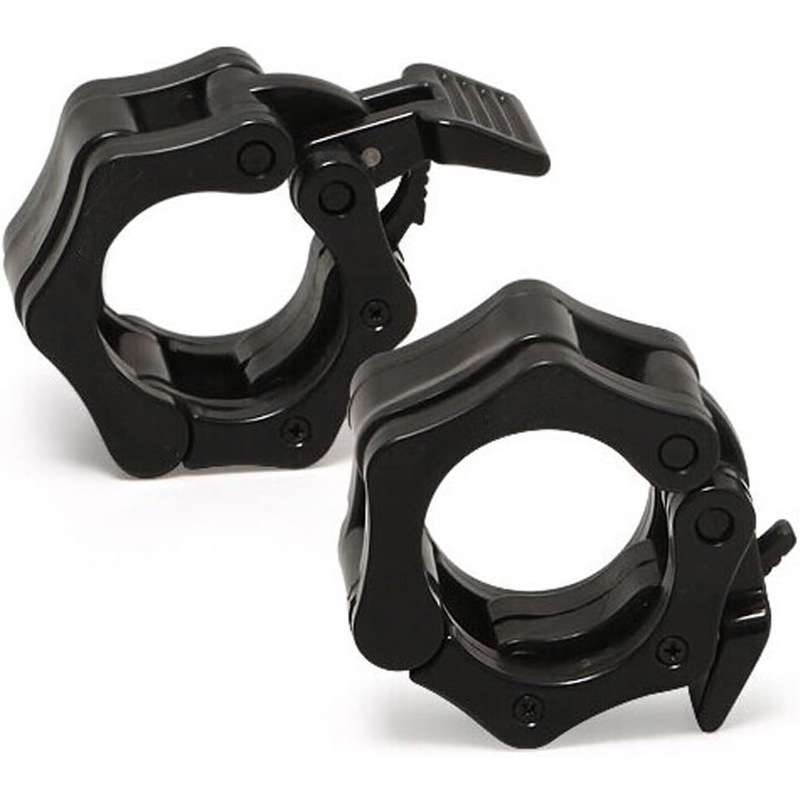 2Pcs 1in / 25mm Dumbbell Clamps Barbell Clamps Collars Clips Bar Plates Collar Clips Black Australia