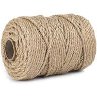 50m/100m Sisal 5mm 10mm Rope Natural Twine Cord Thick Jute Hemp Manila Crafting Home Decor