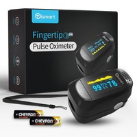 Finger Pulse Oximeter Blood Oxygen Saturation Meter Fingertip SpO2 PI