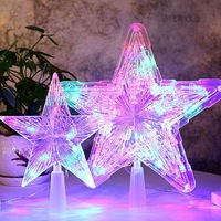 10LED/30LED Christmas Tree Topper Light Star Shaped Light