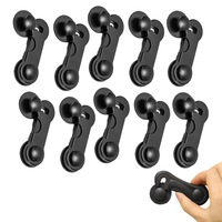 10Pcs Cabinet Locks Childproof Latches with Adhesive for Babies and Child Safety