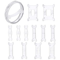 12pcs Invisible Tightener Ring Size Reducer Resizing Adjuster Pad Jewellery Tools