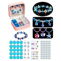 131 Pieces DIY Bracelet Kids Charm Bracelet Making Kit Beads Bracelet DIY Craft