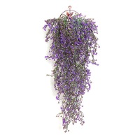 2pcs/4pcs Artificial Flower Vines Fake Flower Vines Hanging Garland Plants Home Decoration Artificial Plants