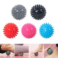 2pcs/4pcs PVC Spiky Massage Yoga Balls Massage Balls 9cm Relax Balls Exercise Balls Hand Foot Massage Balls