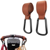 2Pcs Pram Hook Baby Kids Stroller Hooks Adjustable Shopping Bag Clip Carrier Pushchair Hanger