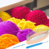 32 Pegs DIY Sock Knitting Loom Weave Tool Set Darning Machine
