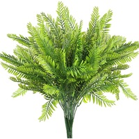 4/8Pcs Artificial Outdoor Plants Fake Fern Faux Boston Fern Greenery