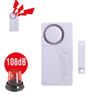 4 in 1 Magnetic Door Window Intrude Detector Wireless Security Refrigerator Door Delay Alarm