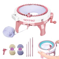 40/48 Needles Knitting Machine Weaving Loom with Yarns