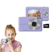 44MP Digital Camera 16X Zoom with 32GB Card Compact Portable for Kid Girl Boy