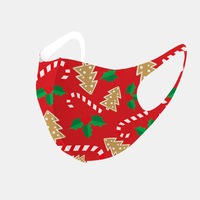 5pcs/10pcs Christmas Face Masks for Adult Kid Reusable Earloop Face Masks Christmas Themed Face Masks
