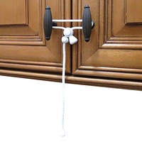 5Pcs Baby Safety Cabinet Locks Rope Child Safety Cabinet Latches Door Locks for Home Safety