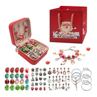 66Pcs Christmas Jewelry Making kit DIY Bracelet Charms with Jewelry Box