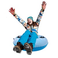 Adults Inflatable Snow Tube Snow Sled for 1 Person