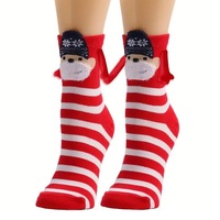 Christmas Hands Holding Socks with Magnetic Hands for Couples Bestie