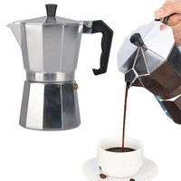 Coffee Maker Moka Percolator Stove Top Espresso Latte Stainless Pot