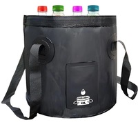 Collapsible Bucket with Handle Lightweight Folding Water Container