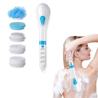 Electric Bath Shower Brush with 5 Heads