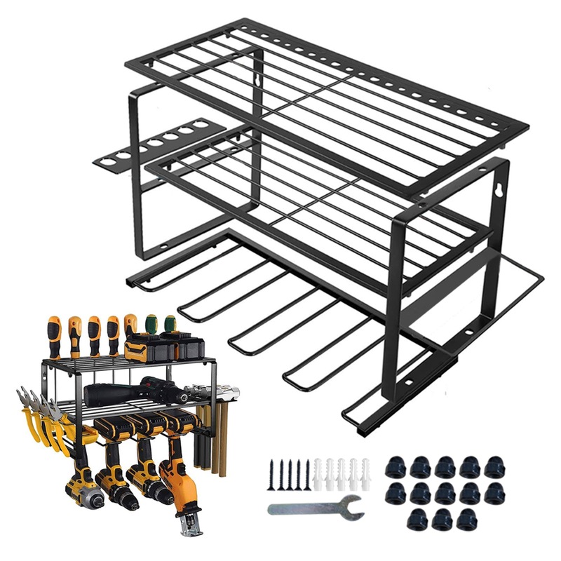 Electric Drill Storage Rack Power Tool Organizer Tool Storage Rack Unbranded Australia