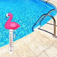 Floating Pool Thermometer Shatter Resistant Thermometer for Outdoor and Indoor