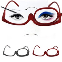Foldable Womens Reading Glasses Magnifying Reading Flip Eyeglasses Make Up Spectacles