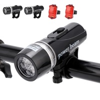 Front Rear Bike Light LED Bicycle Tail Lights Water-Resistant Flashlight Headlight
