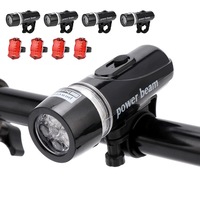 Front Rear Bike Light LED Bicycle Tail Lights Water-Resistant Flashlight Headlight