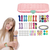 Girls DIY Braiding Bracelet Charm Bracelet Making Kit Jewellery Making Kit Bracelets String Making