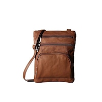 Ladies Genuine Soft Real Leather Crossover Body Bag Shoulder Bag Purse Handbag
