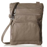 Ladies Genuine Soft Real Leather Crossover Body Bag Shoulder Bag Purse Handbag