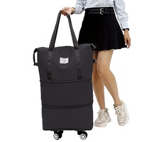 Large Capacity Expandable Carry on Luggage Bag with Wheels