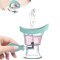 Manual Air Pressure Eye Cleaning Cup Clear Silicone Eye Cup
