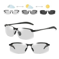 Photochromic Polarised Sunglasses Protection Glasses Womens Wrap Around Goggles for Driving Fishing