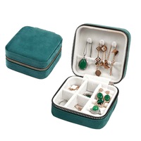 Portable Jewellery Box Organizer Travel Mini Storage Case for Rings Earrings Necklaces Bracelets