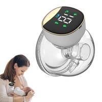 Portable Wearable Electric Breast Pump with 4 Modes Automatic Milk Suction