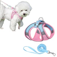 Reflective Pet Harness Leash Set