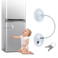 Refrigerator Lock Fridge Cabinet Child Safety Window Door Drawer Latches