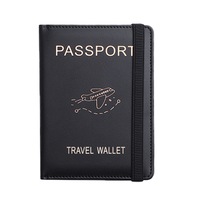 RFID Blocking Passport Holder for Travel Accessories Passport Purse Card Wallet