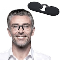 Silicone Armless Frameless Reading Glasses Nose Clip Reading Glasses Rimless Readers