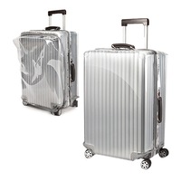 Transparent Luggage Cover with Zipper